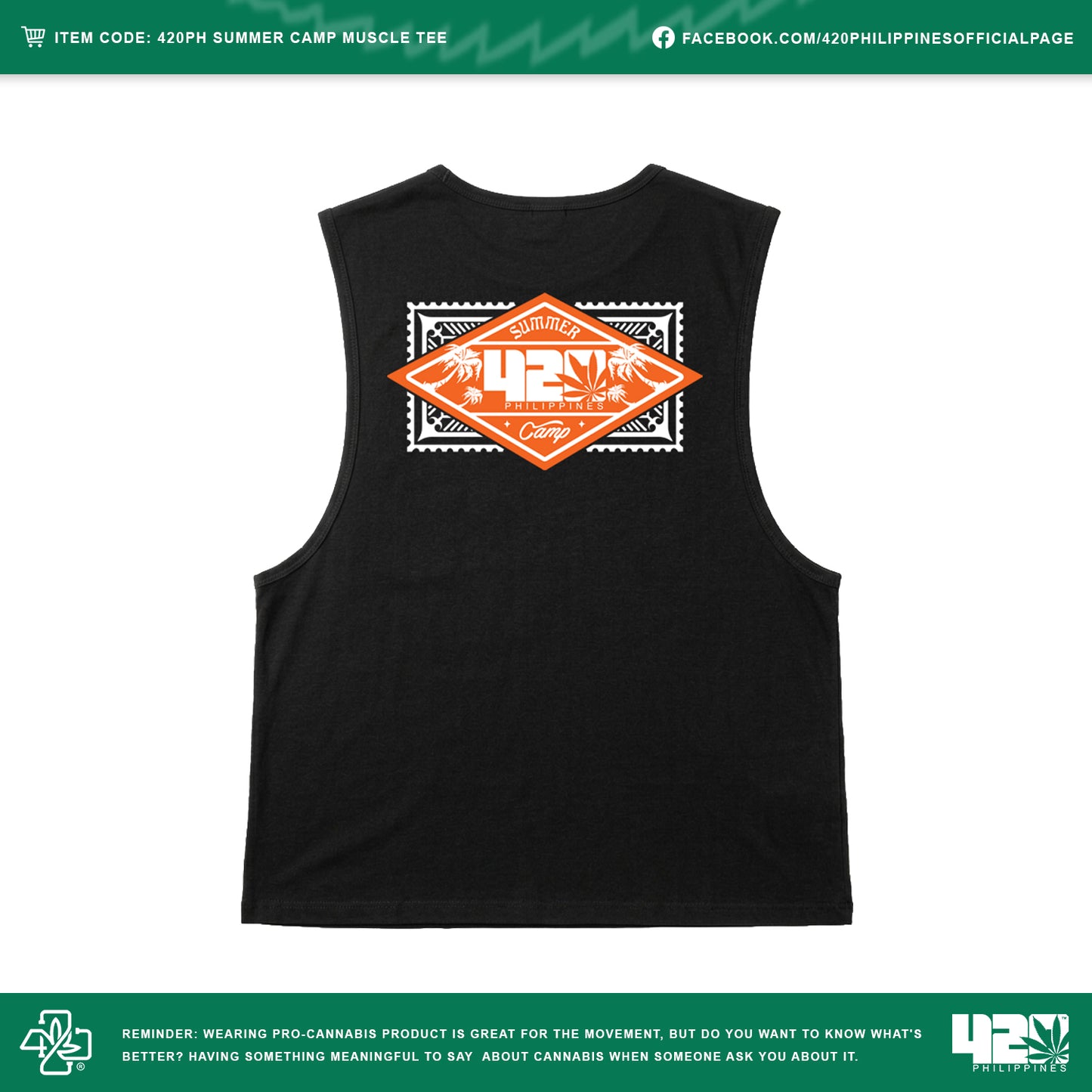 420PH Summer Camp Muscle Tee