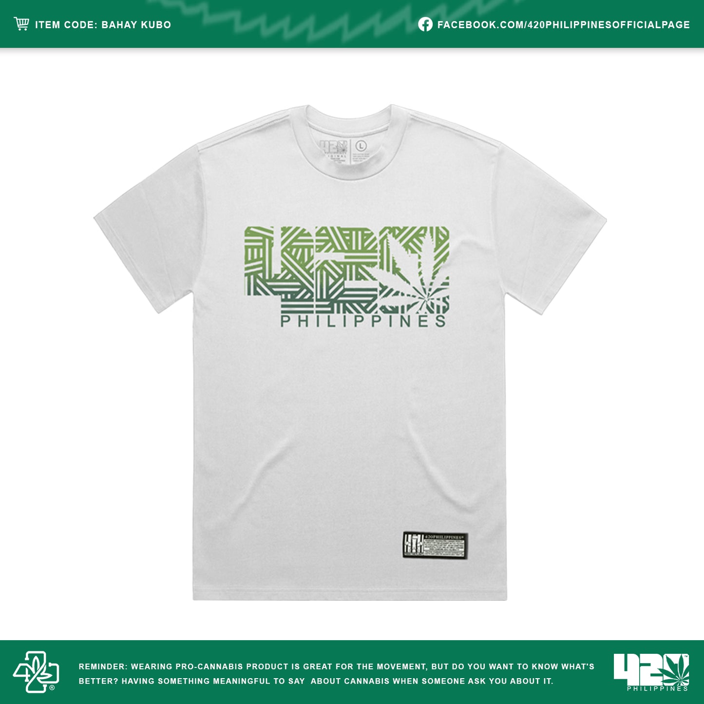 Bahay Kubo T-Shirt (White)