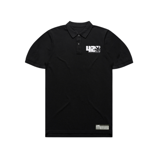Black Propaganja Polo Shirt (Black)