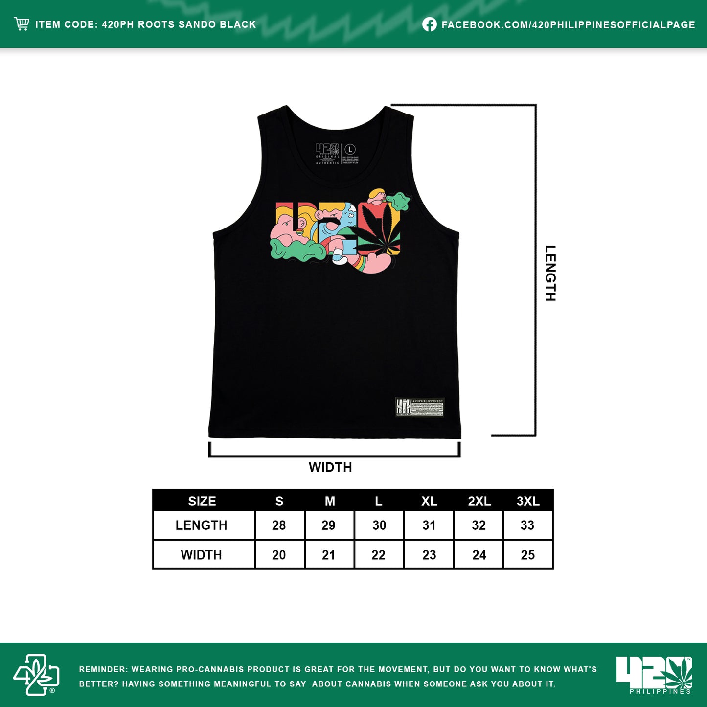 420PH Roots Black Sando